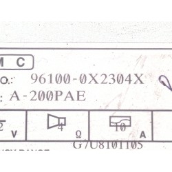 Recambio de sistema audio / radio cd para hyundai i10 i (pa) 1.1 referencia OEM IAM 961000X2304X  