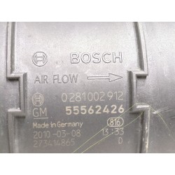 Recambio de caudalimetro para opel insignia a (g09) 2.0 cdti (68) referencia OEM IAM 0281002912  
