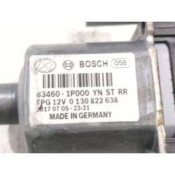 Recambio de motor elevalunas trasero derecho para hyundai ix20 (jc) 1.6 crdi referencia OEM IAM 834601P000  