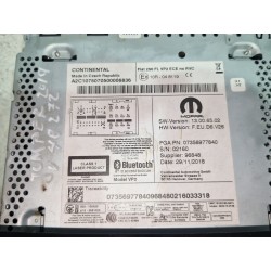 Recambio de radio cd para fiat ducato furgón (250) 160 multijet 3,0 d referencia OEM IAM 0735697784  