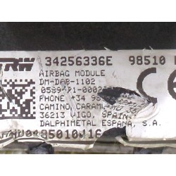 Recambio de airbag volante para nissan qashqai i (j10, nj10) 1.5 dci referencia OEM IAM 34231544  