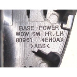 Recambio de mando elevalunas delantero izquierdo para nissan qashqai i (j10, nj10) 1.5 dci referencia OEM IAM 809614EH0AX  