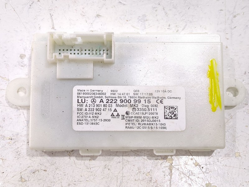 Recambio de modulo electronico para mercedes-benz glc (x253) 300 e 4-matic (253.953) referencia OEM IAM A2229009915  