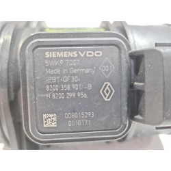 Recambio de caudalimetro para renault clio iii 1.5 dci 106cv referencia OEM IAM 8200358901B  