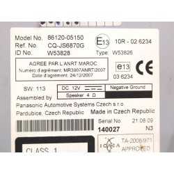 Recambio de sistema audio / radio cd para toyota avensis (_t25_) 2.0 d-4d (adt250_) referencia OEM IAM 8612005150  