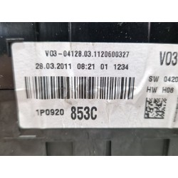 Recambio de cuadro completo para seat leon (1p1)(05.2005) 1.6 tdi referencia OEM IAM 1P0920853C  