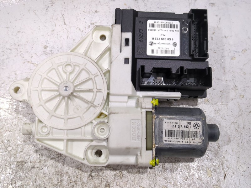 Recambio de motor elevalunas delantero derecho para volkswagen golf v (1k1) 1.9 tdi referencia OEM IAM 1K0959792K  