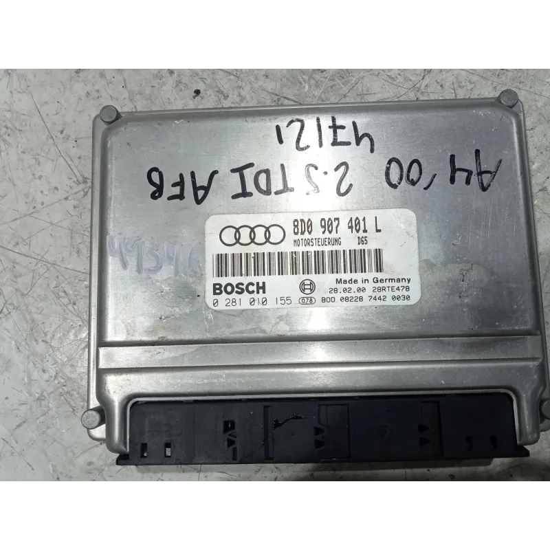 Recambio de centralita inyeccion para audi a4 b5 (8d2) 2.5 tdi referencia OEM IAM 0281010155  
