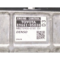 Recambio de centralita inyeccion para toyota avensis sedán (_t27_) 2.0 d-4d (adt270_) referencia OEM IAM 8966105D30  