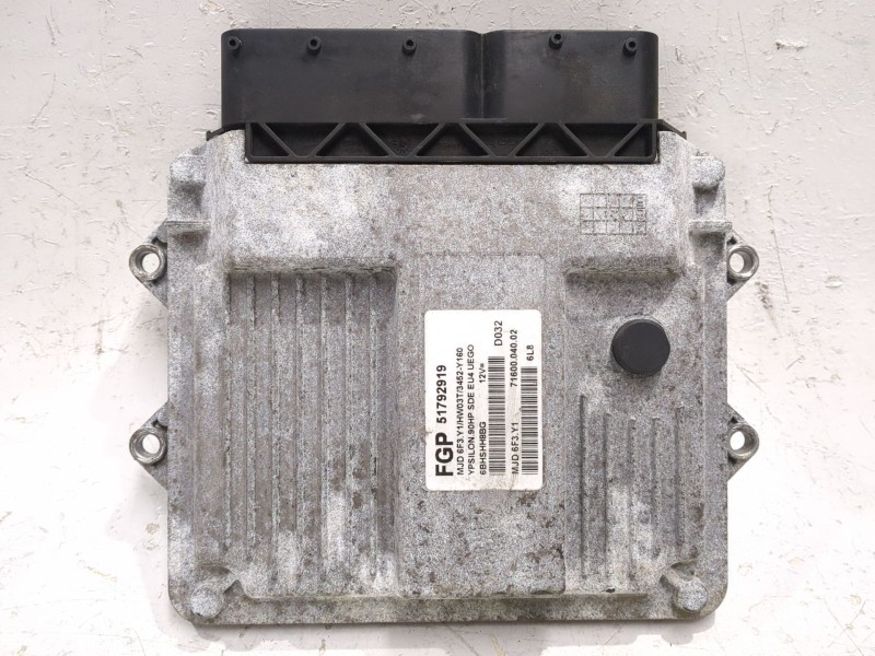 Recambio de centralita inyeccion para lancia ypsilon (101)(09.2003) 1.3 jtd referencia OEM IAM 51792919  