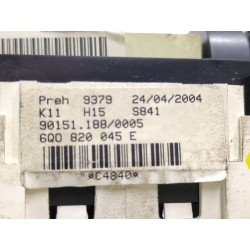 Recambio de mando climatizador para volkswagen polo iv (9n_, 9a_) 1.9 sdi referencia OEM IAM 6Q0820045E  