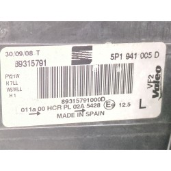 Recambio de faro delantero izquierdo para seat leon (1p1) 1.9 tdi referencia OEM IAM 5P1941005D  