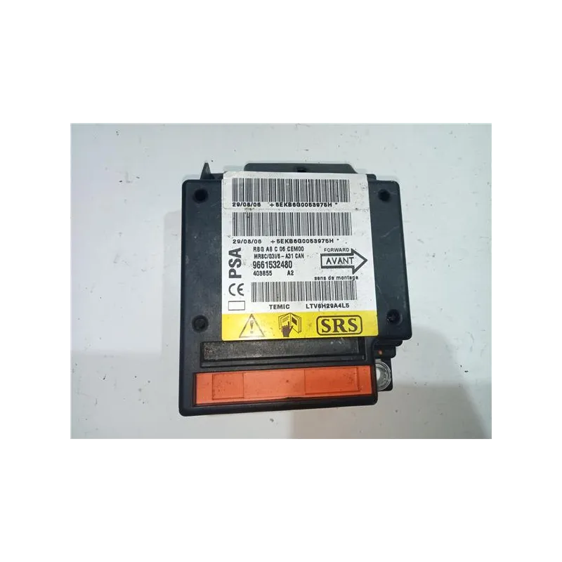 Recambio de centralita airbag para citroën c3 (2002) hdi referencia OEM IAM 9661532480  