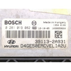 Recambio de centralita inyeccion para hyundai i30 coupé 1.6 crdi referencia OEM IAM 0281019082  