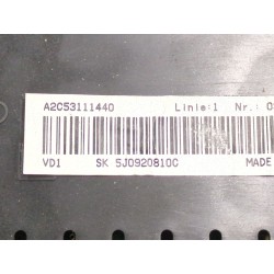 Recambio de cuadro completo para skoda fabia (5j2)(2007) 1.4 tdi referencia OEM IAM 5J0920810C  