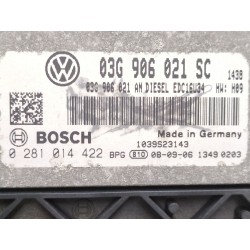 Recambio de centralita inyeccion para seat leon (1p1) 1.9 tdi referencia OEM IAM 03G906021SC  