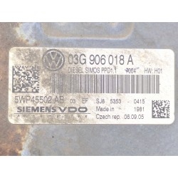 Recambio de centralita inyeccion para volkswagen passat b6 (3c2) 2.0 tdi 16v referencia OEM IAM 03G906018A  