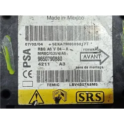Recambio de centralita airbag para citroën c2 (2003) 1.1 referencia OEM IAM 9650790880  