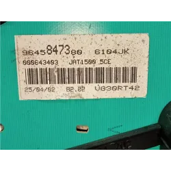 Recambio de cuadro completo para peugeot 206 (1998) 1.4 hdi eco 70 referencia OEM IAM 9645847380  