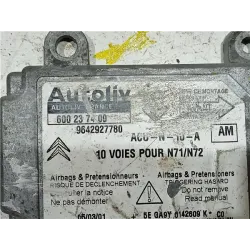 Recambio de centralita airbag para citroën xsara berlina (1997) 1.9 td referencia OEM IAM 600237400  