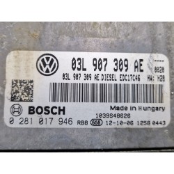 Recambio de centralita inyeccion para volkswagen passat b7 (362) 2.0 tdi referencia OEM IAM 03L907309AE  