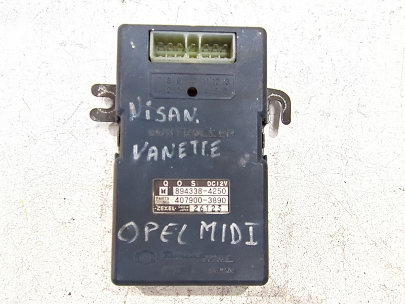 Recambio de modulo electronico para nissan vanette cargo furgoneta (hc 23) 2.3 d referencia OEM IAM 8943384250  