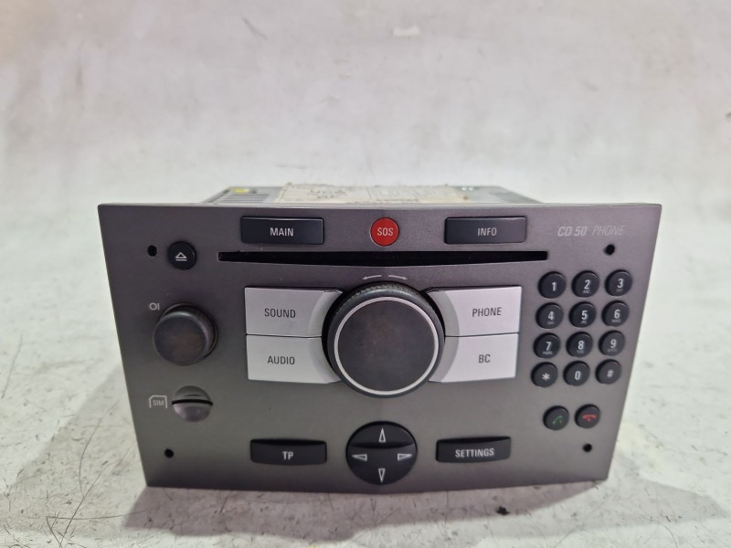 Recambio de sistema audio / radio cd para opel astra h (a04) 1.9 cdti (l48) referencia OEM IAM e1022631  