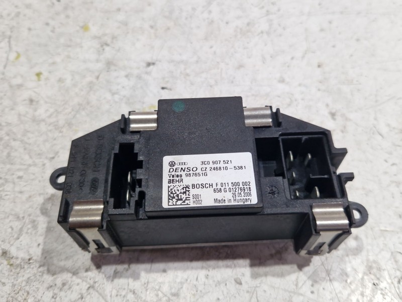 Recambio de resistencia calefaccion para volkswagen touran (1t1)(02.2003) 2.0 tdi 16v referencia OEM IAM 3c0907521  