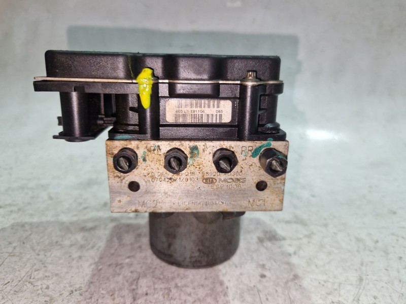 Recambio de nucleo abs para kia carnival (2007) 2.9 crdi referencia OEM IAM 0265235218  