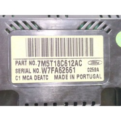 Recambio de mando climatizador para ford focus c-max (dm2) 2.0 tdci referencia OEM IAM 7M5T18C612AC  