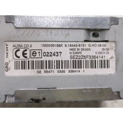 Recambio de sistema audio / radio cd para seat leon (1m1) 1.9 tdi referencia OEM IAM 1M0035186K  