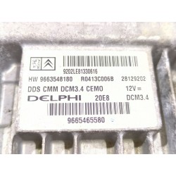 Recambio de centralita inyeccion para peugeot 407 (6d_) 2.7 hdi (6duhzj, 6duhzf) referencia OEM IAM 9663548180  