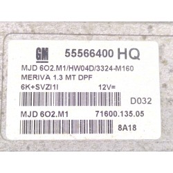 Recambio de centralita inyeccion para opel meriva (2003) 1.3 cdti referencia OEM IAM 55566400HQ  
