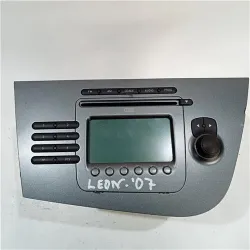 Recambio de radio cd para seat leon (1p1)(05.2005) tdi 16v referencia OEM IAM 1P1035186BN87 7646546366  