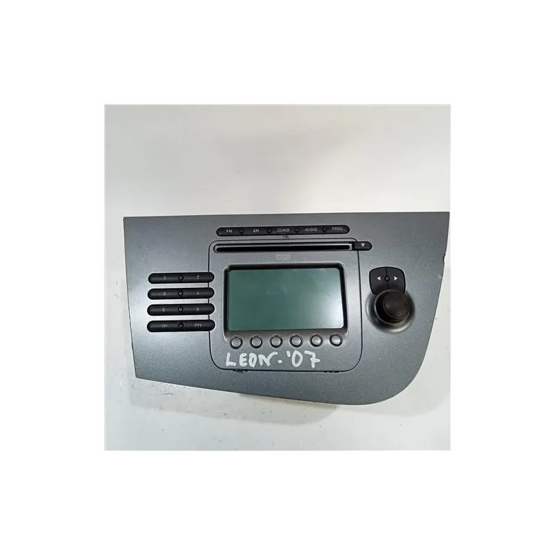 Recambio de radio cd para seat leon (1p1)(05.2005) tdi 16v referencia OEM IAM 1P1035186BN87 7646546366  