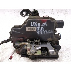 Recambio de cerradura puerta trasera derecha para seat leon (1m1) 1.9 tdi referencia OEM IAM Y3B4839016M  