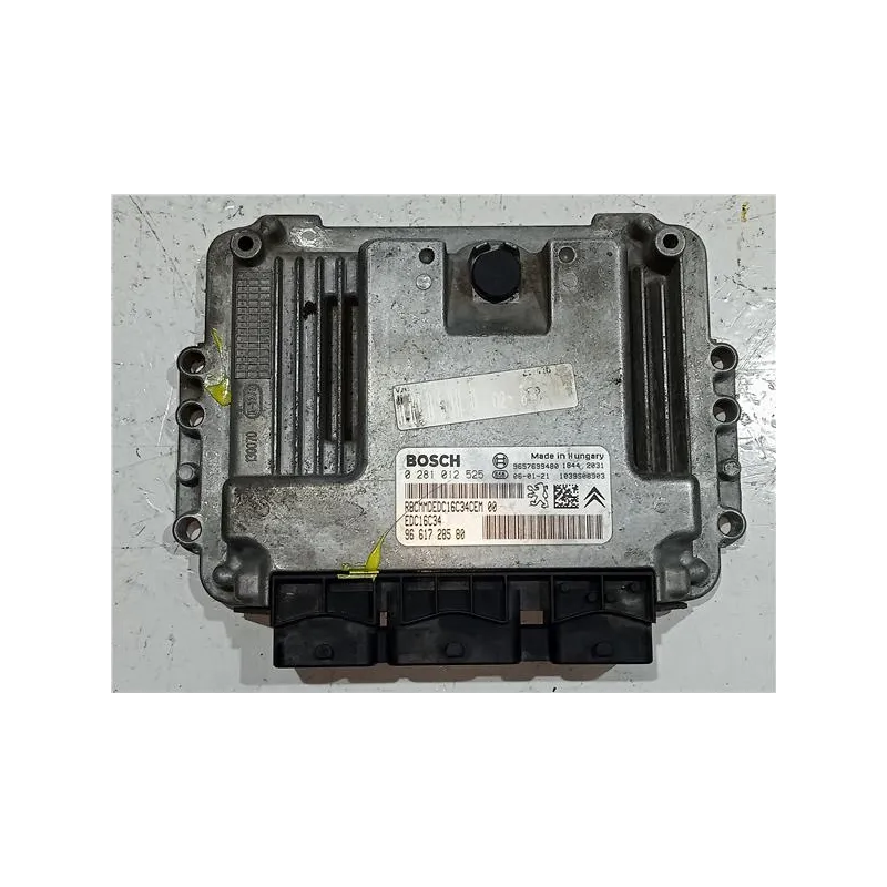 Recambio de centralita inyeccion para peugeot 206 (1998) 1.4 hdi eco 70 referencia OEM IAM 0281012525 EDC16C34  