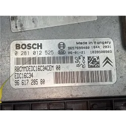 Recambio de centralita inyeccion para peugeot 206 (1998) 1.4 hdi eco 70 referencia OEM IAM 0281012525 EDC16C34  