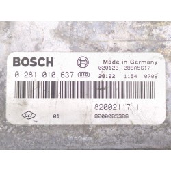 Recambio de centralita inyeccion para renault laguna ii (bg0/1_) 2.2 dci (bg0f) referencia OEM IAM 0281010637  