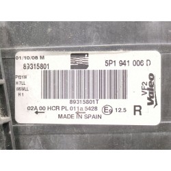 Recambio de faro delantero derecho para seat leon (1p1) 1.9 tdi referencia OEM IAM 5P1941006D  