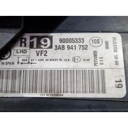 Recambio de faro delantero derecho para volkswagen passat b7 (362) 2.0 tdi referencia OEM IAM 90005333  