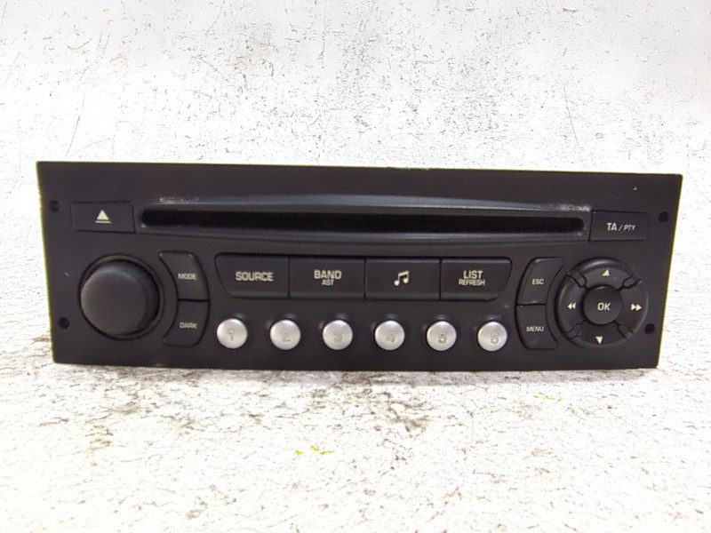Recambio de sistema audio / radio cd para peugeot 207/207+ (wa_, wc_) 1.6 hdi referencia OEM IAM 96591229XT  
