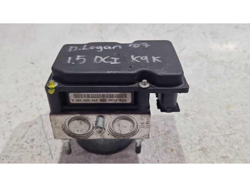 Recambio de nucleo abs para dacia logan 1 mcv familiar (2006) 1.5 dci (ks0w) referencia OEM IAM 0265232110  