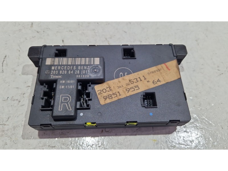 Recambio de modulo electronico para mercedes-benz clase c (w203) c 200 cdi (203.004) referencia OEM IAM 203820642601  