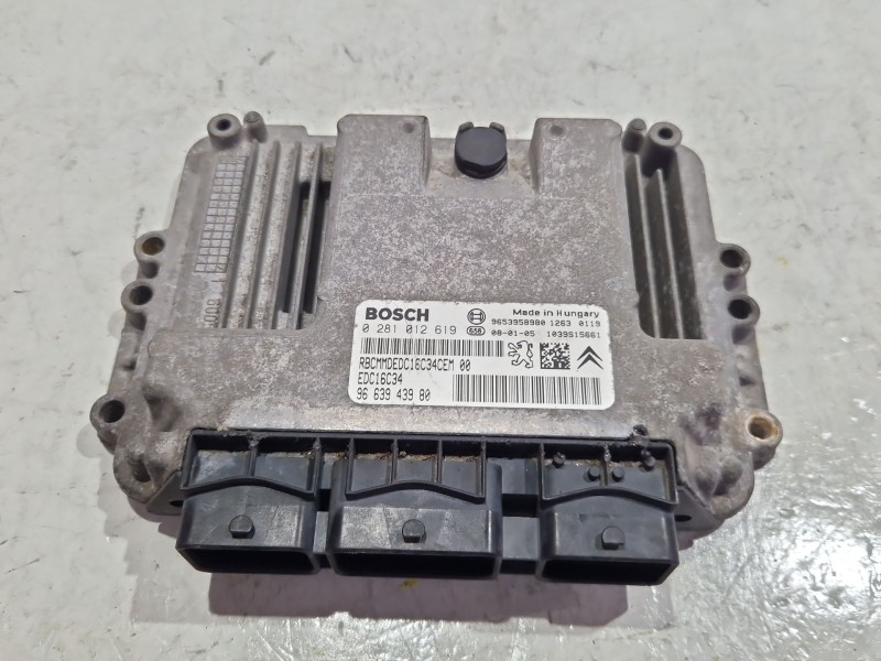 Recambio de centralita inyeccion para peugeot partner furgoneta/monovolumen (5_, g_) 1.6 hdi 90 referencia OEM IAM 0281012619  