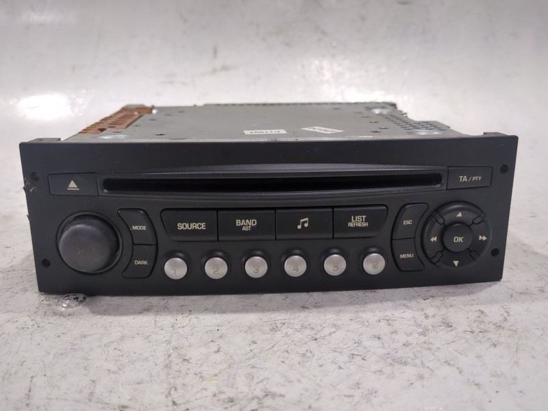 Recambio de sistema audio / radio cd para peugeot 207/207+ (wa_, wc_) 1.4 16v referencia OEM IAM 96639793XT  