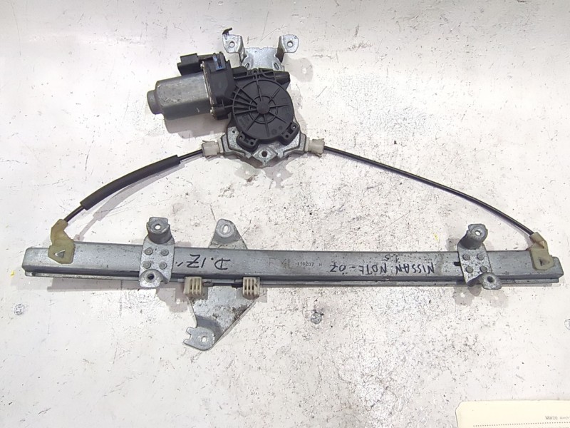 Recambio de mecanismo elevalunas delantero izquierdo para nissan note 1.6 gasolina referencia OEM IAM 400925B  