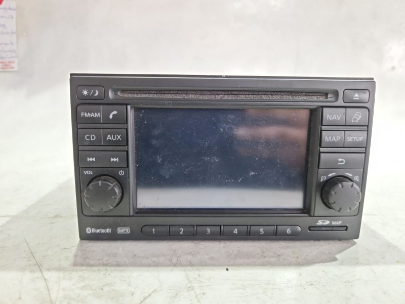 Recambio de sistema audio / radio cd para nissan qashqai 1.5 dci tekna 4x2 referencia OEM IAM 7612830052  