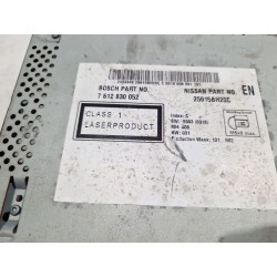 Recambio de sistema audio / radio cd para nissan qashqai 1.5 dci tekna 4x2 referencia OEM IAM 7612830052  