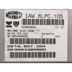 Recambio de centralita inyeccion para peugeot 207/207+ (wa_, wc_) 1.4 16v referencia OEM IAM 9654596080  
